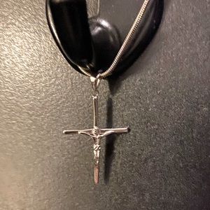 Sterling Silver crucifix necklace